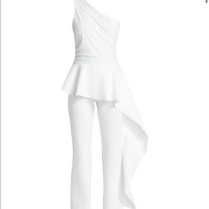 Chiara Boni Kincso Ruffled Peplum Jumpsuit